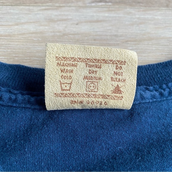 Vintage The Mountain Fireman Fire Fighter Teeshirt Dyed Printed in USA T-Shirt - Picture 3 of 6